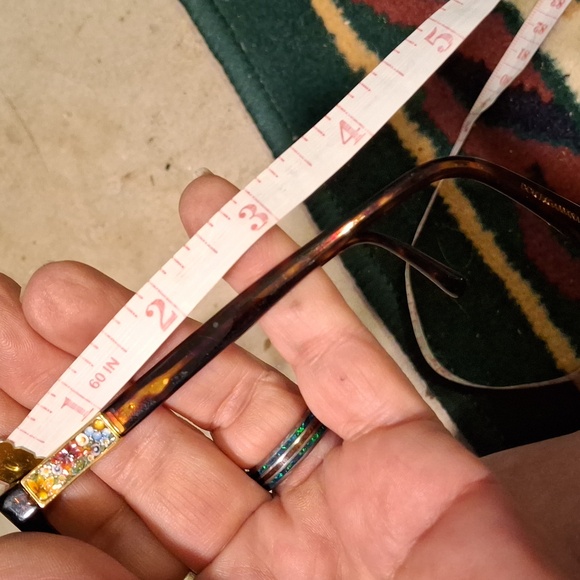 Dolce & Gabbana Glossy Black Cat-Eye Glasses - Picture 5 of 7